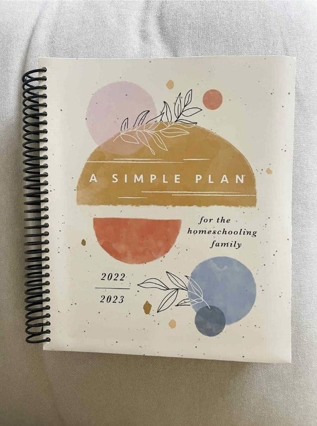 Picture of A Simple Plan Homeschool Planner